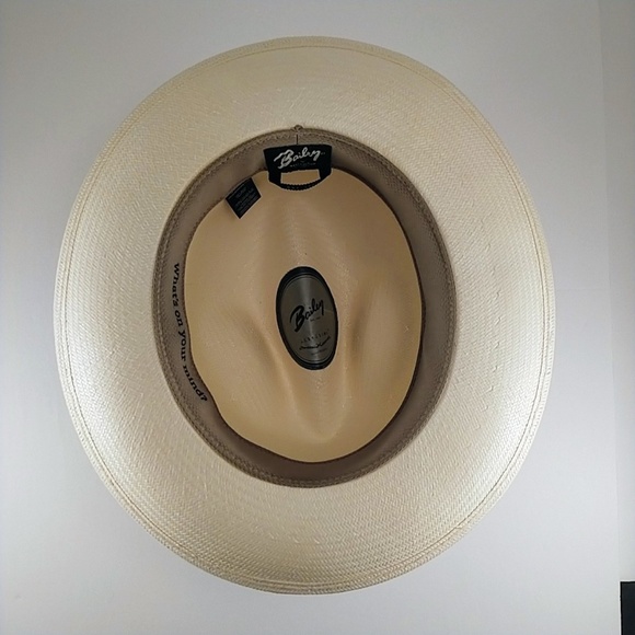 Bailey of Hollywood Creel Straw Fedora (Small) - Picture 3 of 6